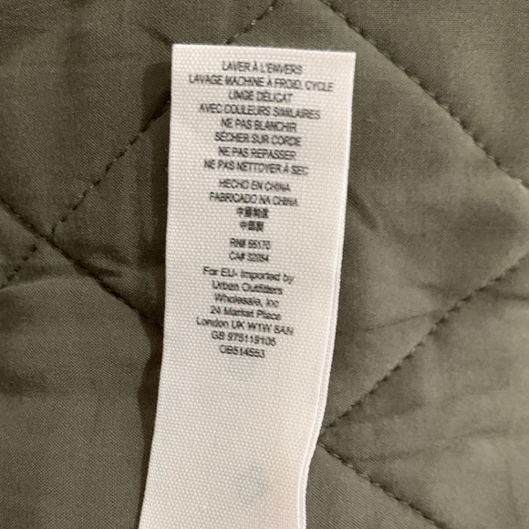 Free People Faux Leather Vegan Jacket Warm - Picture 8 of 8